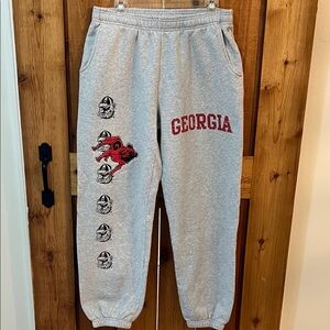 TRAVIS SCOTT x MITCHELL & NESS UNIVERSITY OF GEORGIA SWEATPANTS